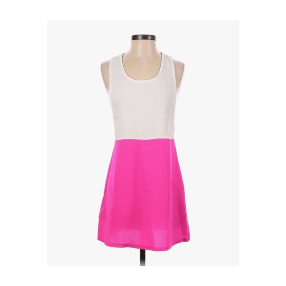 NWT Tobi Dress - A Step Above - Pink & White Color Block Dress / Small - Picture 4 of 8